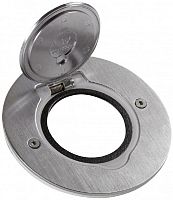 Лючок нерегулируемый Legrand 1х2 мод. 90x41мм IP44 нержавеющая сталь картинка